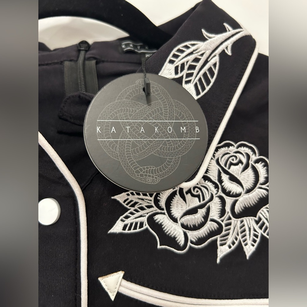 NEW with Tags Katakomb June Dress Skater (Black/White) Size XS - Picture 3 of 8